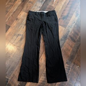 Elegant Black Flare Women's Black dress Slabls